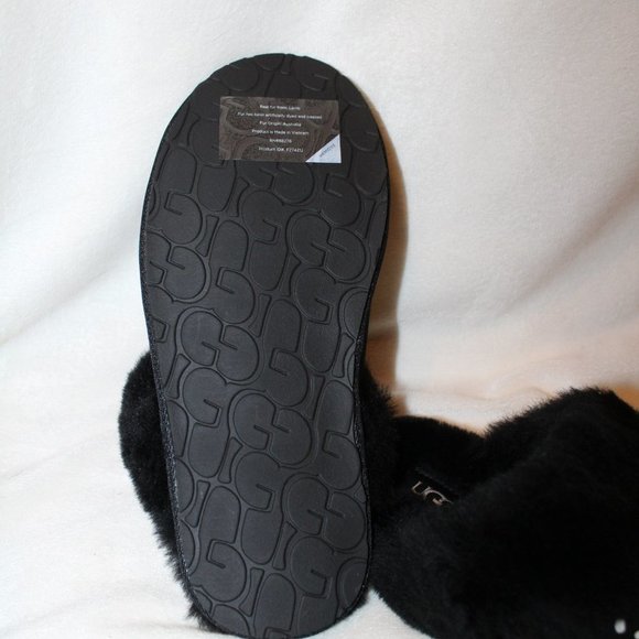 NIB UGG SCUFFETTE WOMEN'S HEART VALENTINE'S SUEDE SHEARLING LINED SLIPPERS - Picture 7 of 7